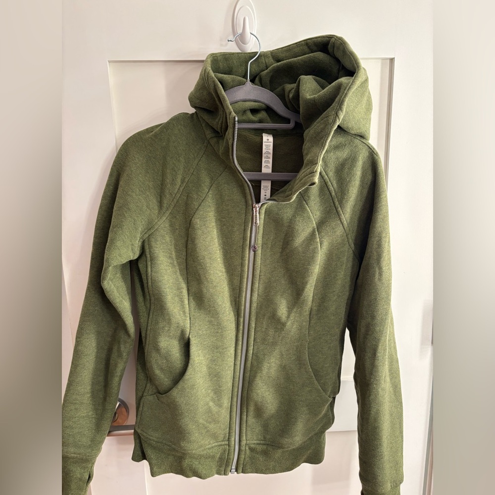 Scuba full zip hoodie sweatshirt size 6